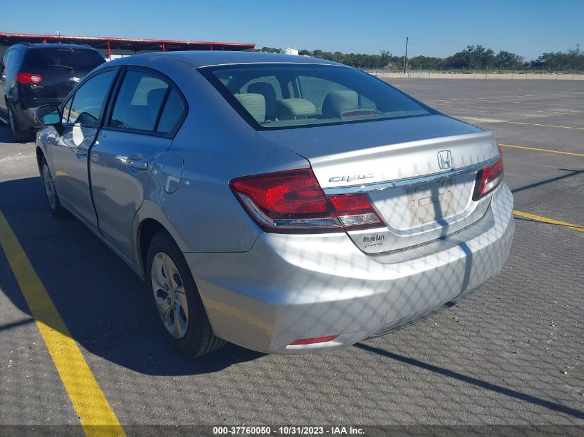 2013 HONDA CIVIC SDN LX 2HGFB2F55DH593747