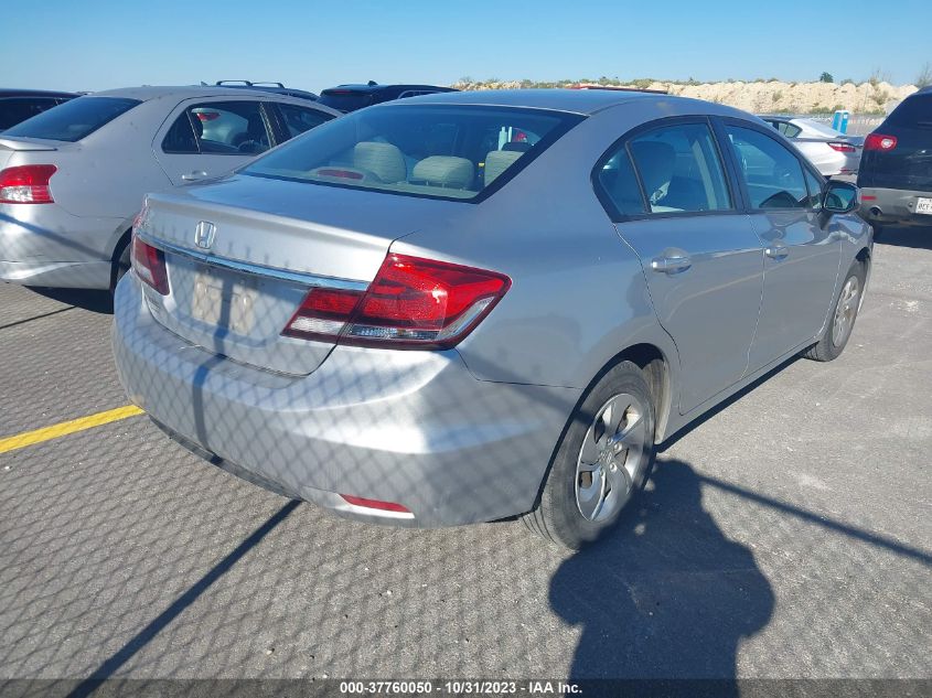 2013 HONDA CIVIC SDN LX 2HGFB2F55DH593747