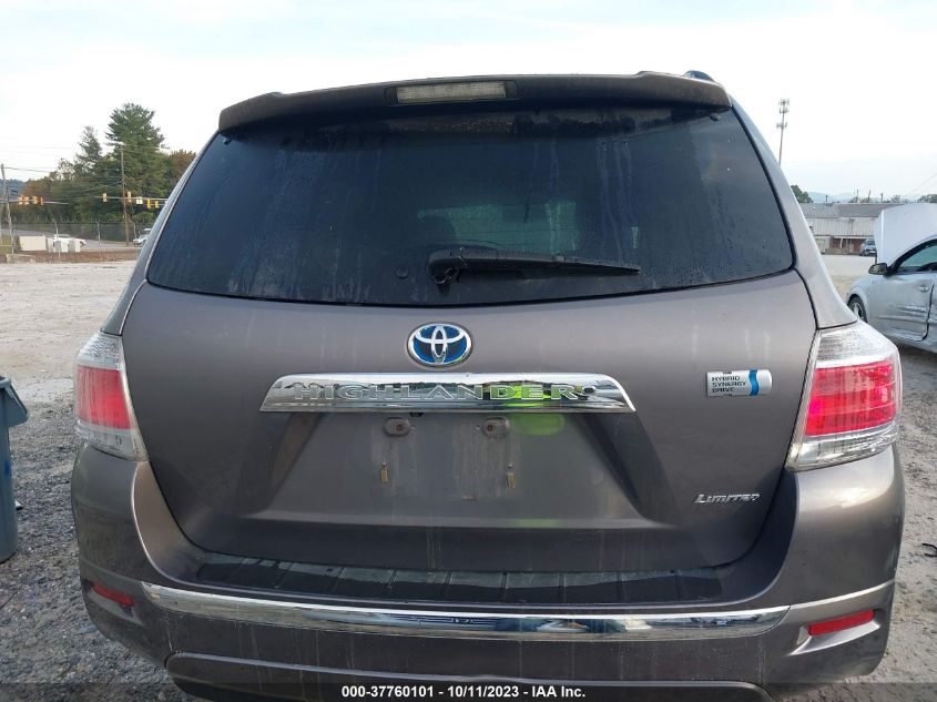 2013 TOYOTA HIGHLANDER HYBRID LIMITED JTEDC3EH8D2012234