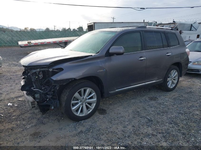 2013 TOYOTA HIGHLANDER HYBRID LIMITED JTEDC3EH8D2012234