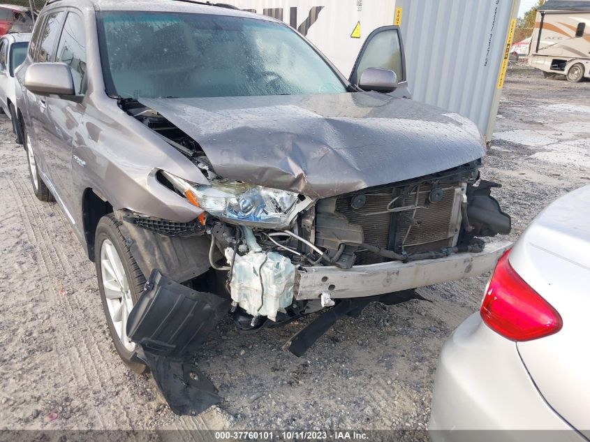 2013 TOYOTA HIGHLANDER HYBRID LIMITED JTEDC3EH8D2012234