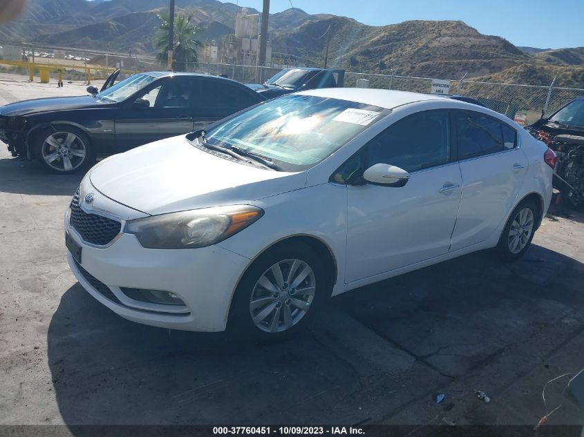 2014 KIA FORTE EX - KNAFX4A81E5117241