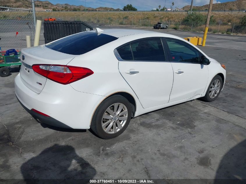 2014 KIA FORTE EX - KNAFX4A81E5117241