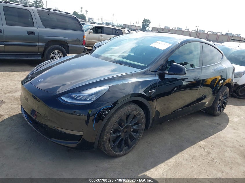 VIN 5YJYGDEE8MF084313 2021 TESLA MODEL Y
