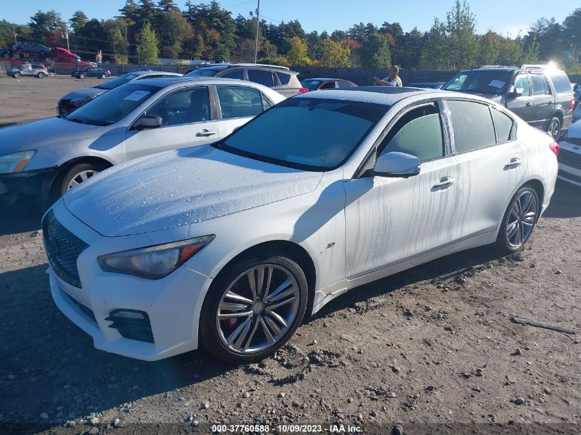 2014 INFINITI Q50 PREMIUM/SPORT - JN1BV7AR5EM696387