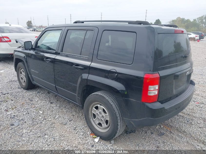 2016 JEEP PATRIOT SPORT - 1C4NJPBAXGD715369