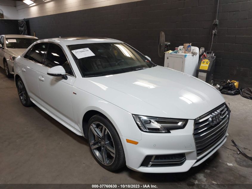 WAUENAF49JA124977 2018 AUDI A4, photo no. 1