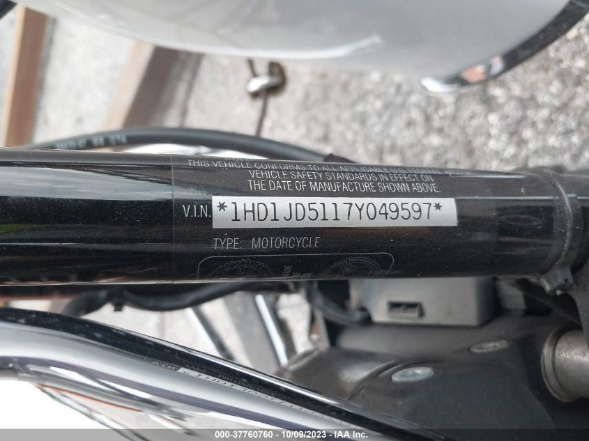 2007 HARLEY-DAVIDSON FLSTN 1HD1JD5117Y049597