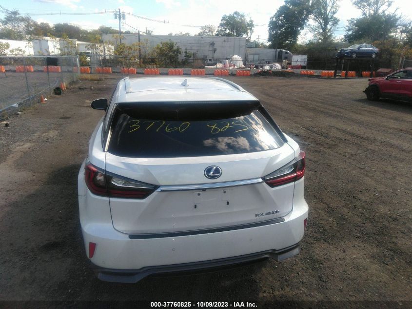 2016 LEXUS RX 450H 2T2BGMCA5GC007294