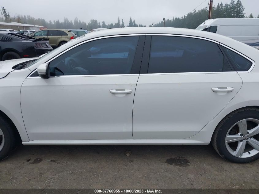 2014 VOLKSWAGEN PASSAT SE - 1VWBP7A35EC020124