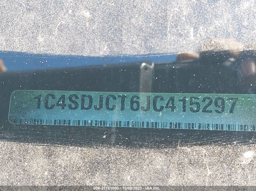 2018 DODGE DURANGO R/T - 1C4SDJCT6JC415297