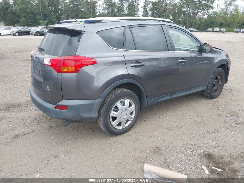 2013 TOYOTA RAV4 LE - JTMBFREV4D5027257
