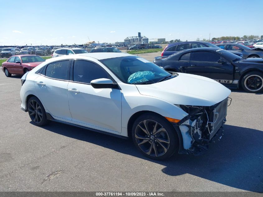 2019 HONDA CIVIC HATCHBACK SPORT - SHHFK7H42KU205472