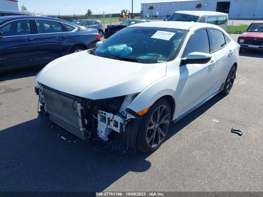 2019 HONDA CIVIC HATCHBACK SPORT - SHHFK7H42KU205472