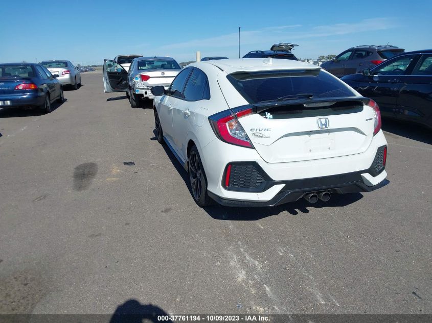 2019 HONDA CIVIC HATCHBACK SPORT - SHHFK7H42KU205472
