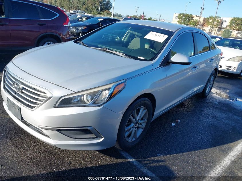 2017 HYUNDAI SONATA 2.4L - 5NPE24AF7HH485150