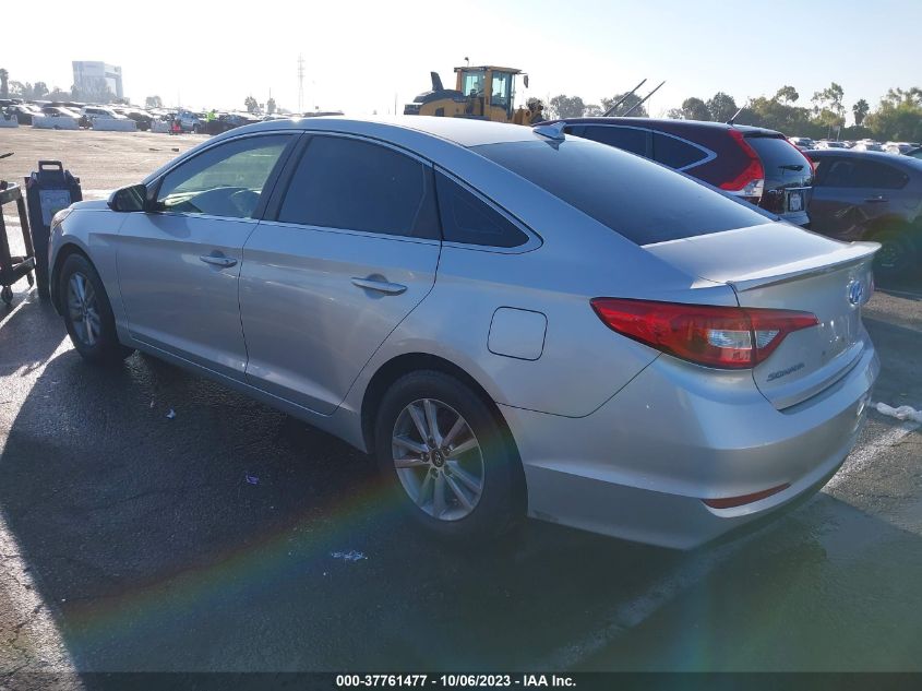 2017 HYUNDAI SONATA 2.4L - 5NPE24AF7HH485150