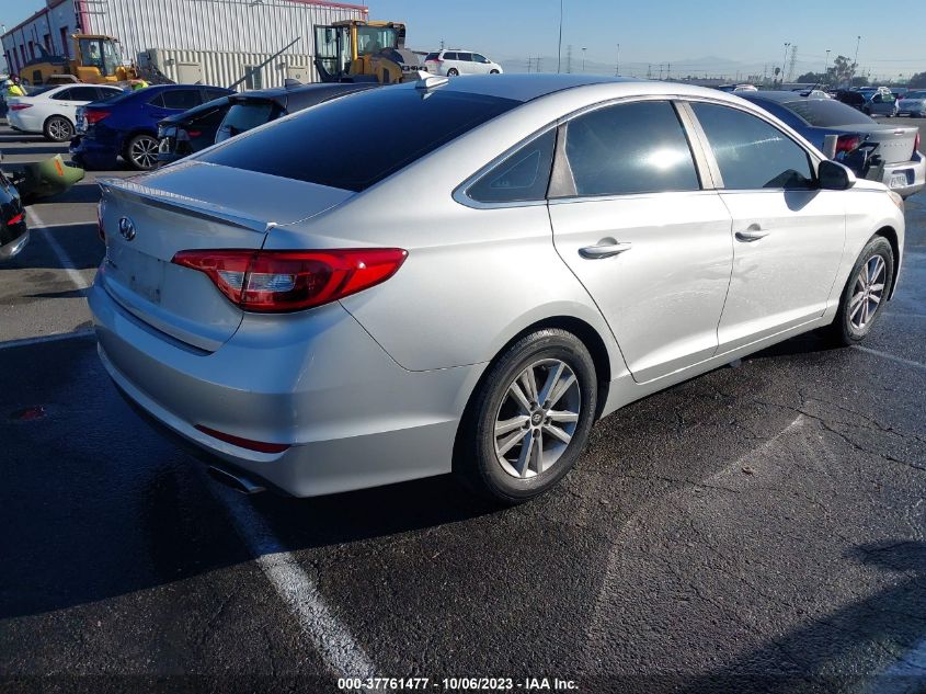 2017 HYUNDAI SONATA 2.4L - 5NPE24AF7HH485150