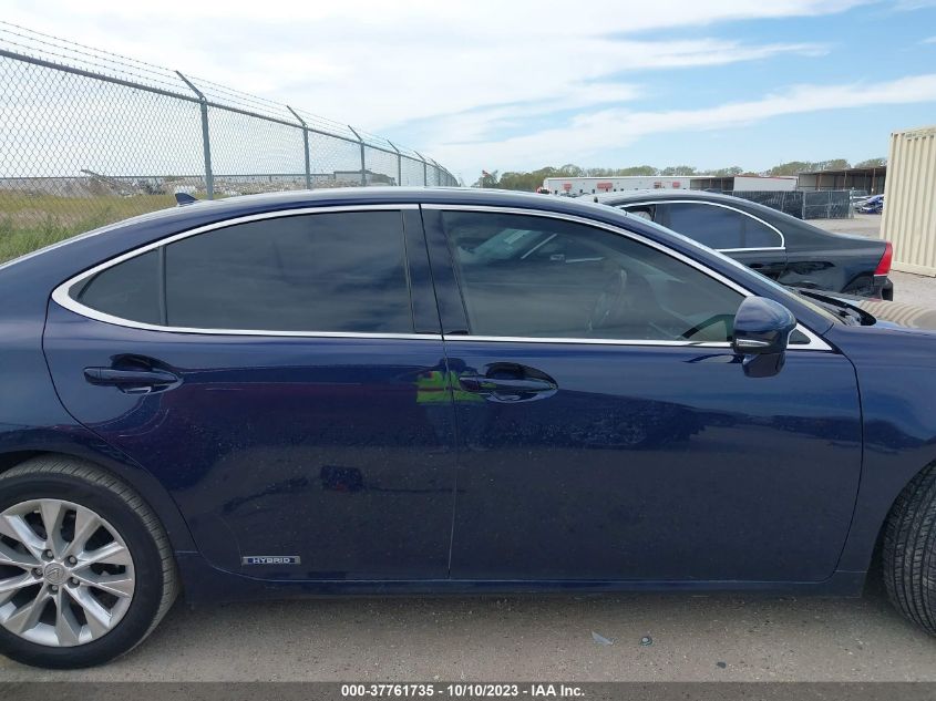 2013 LEXUS ES 300H HYBRID - JTHBW1GG2D2026978