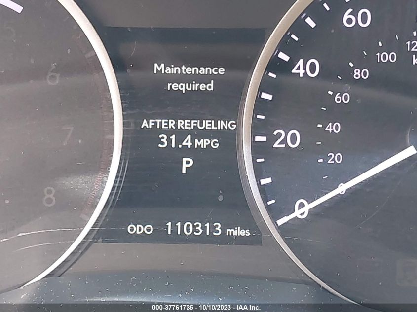 2013 LEXUS ES 300H HYBRID - JTHBW1GG2D2026978