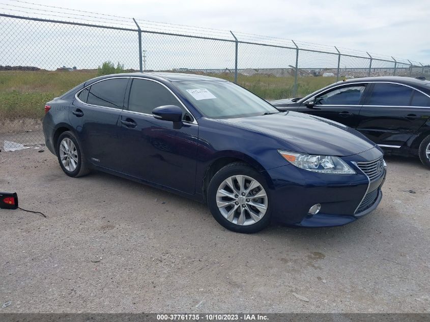 2013 LEXUS ES 300H HYBRID - JTHBW1GG2D2026978
