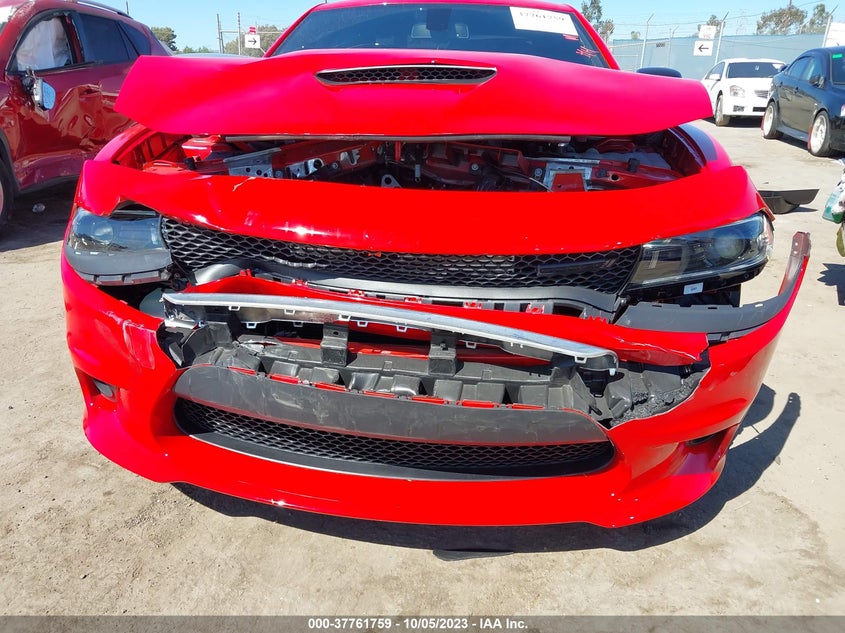 VIN 2C3CDXHG1NH270180 2022 DODGE CHARGER GT