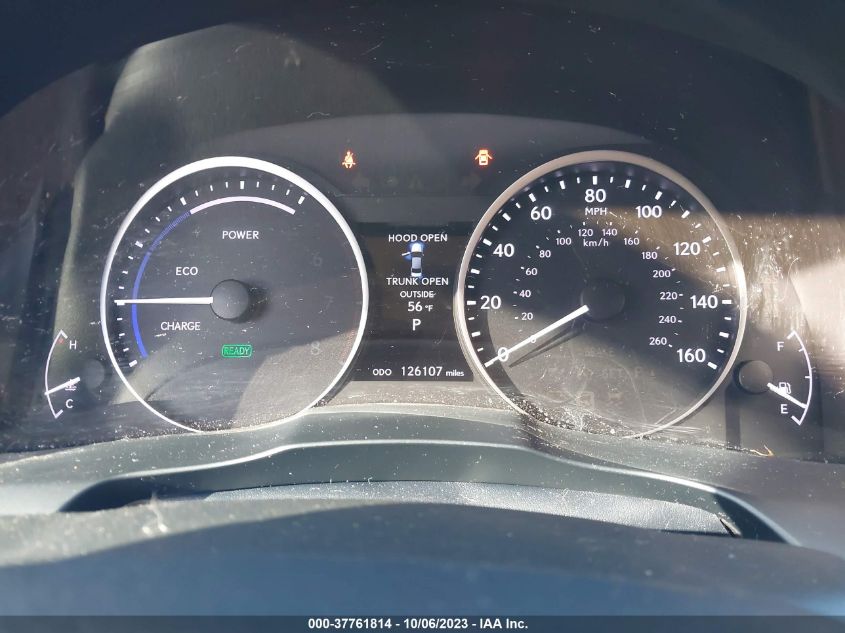 2014 LEXUS ES 300H HYBRID JTHBW1GG5E2053500