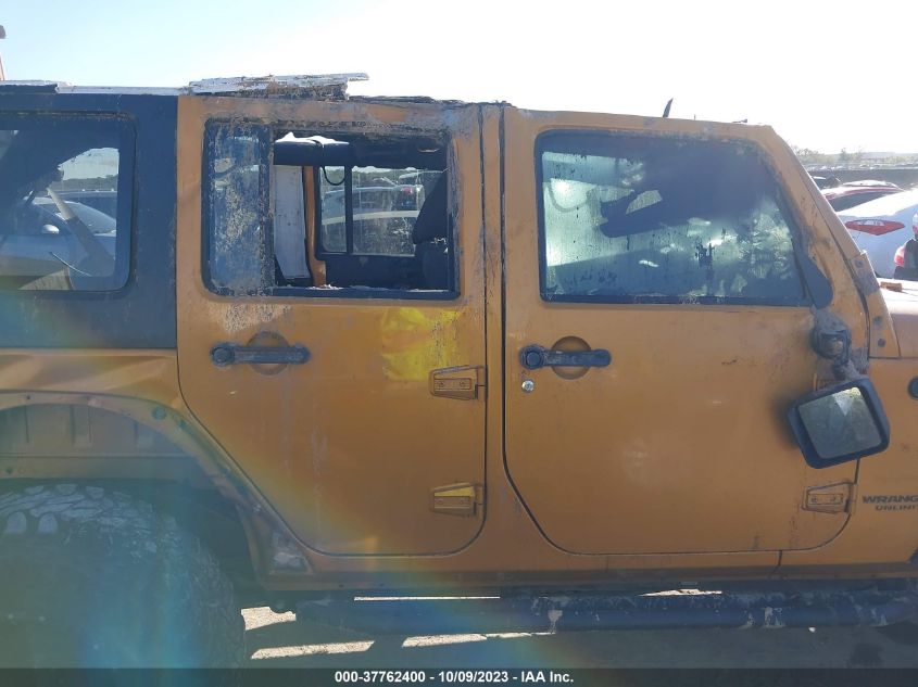 2014 JEEP WRANGLER UNLIMITED SPORT - 1C4BJWDG5EL288653