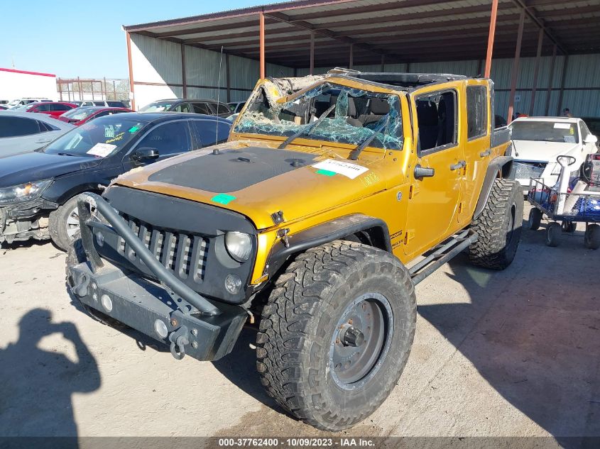 2014 JEEP WRANGLER UNLIMITED SPORT - 1C4BJWDG5EL288653