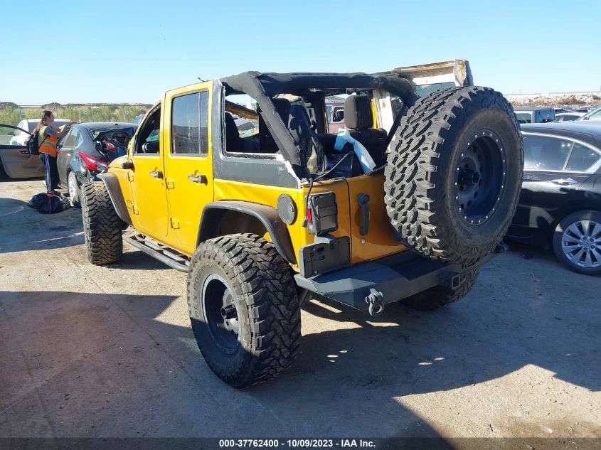 2014 JEEP WRANGLER UNLIMITED SPORT - 1C4BJWDG5EL288653