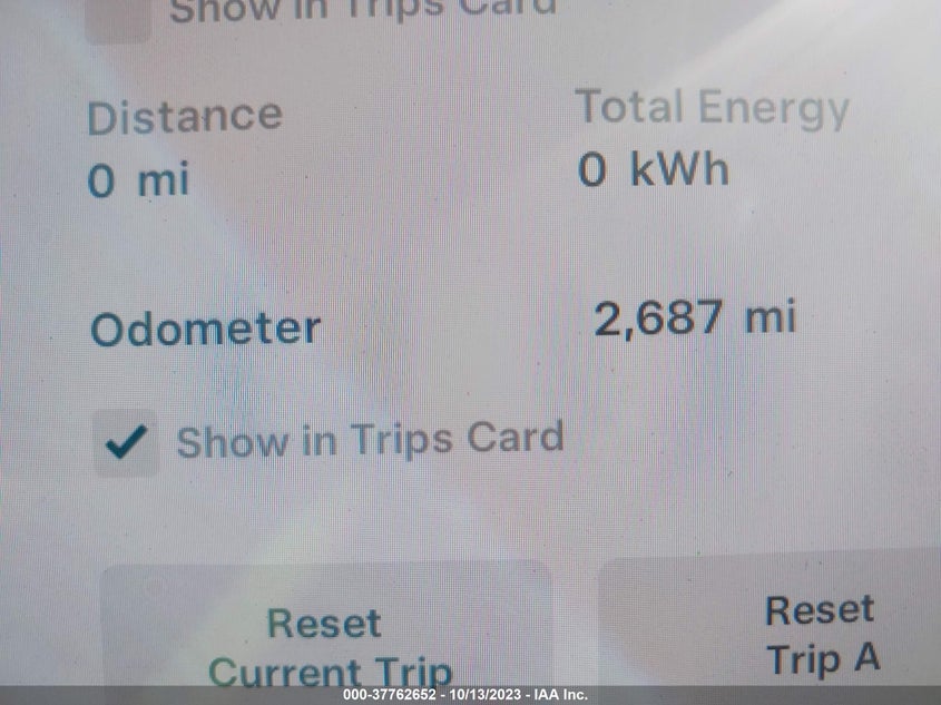 2023 TESLA MODEL 3 MOTOR AC PERMANENT M(VIN: 5YJ3E1EA7PF488168