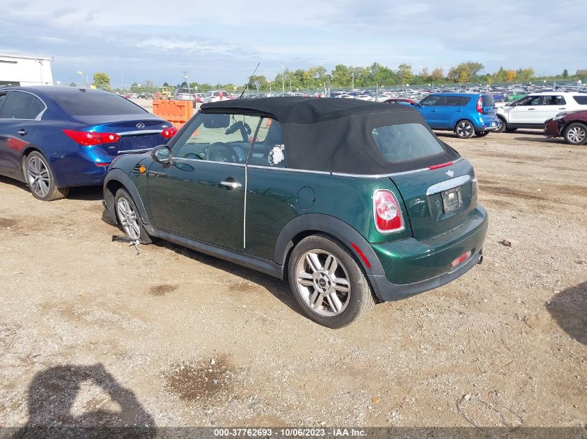 2014 MINI COOPER CONVERTIBLE WMWZN3C59ET569935