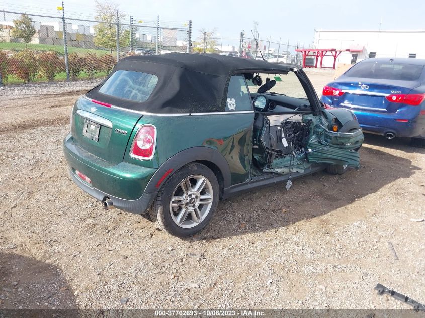 2014 MINI COOPER CONVERTIBLE WMWZN3C59ET569935