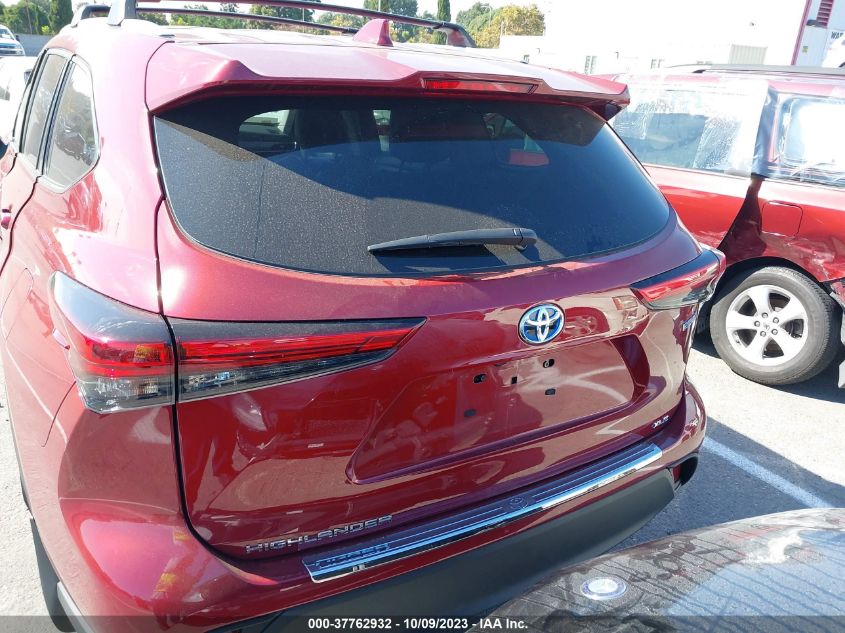 2022 TOYOTA HIGHLANDER HYBRID - 5TDHBRCH6NS541044