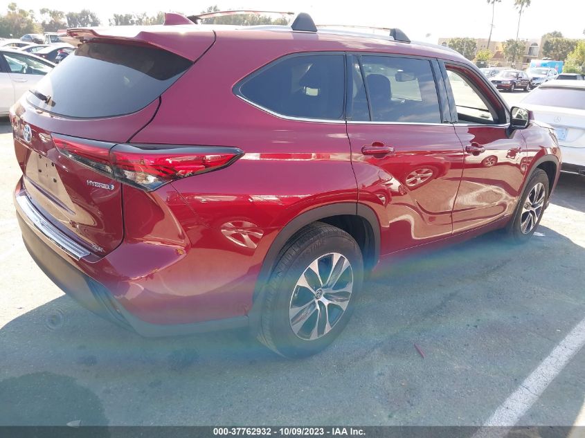 2022 TOYOTA HIGHLANDER HYBRID - 5TDHBRCH6NS541044
