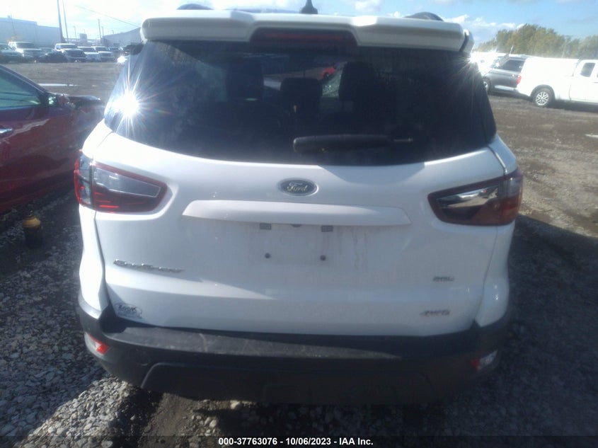 VIN MAJ6S3JL8KC254545 2019 FORD ECOSPORT SES