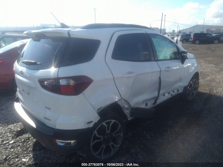 VIN MAJ6S3JL8KC254545 2019 FORD ECOSPORT SES