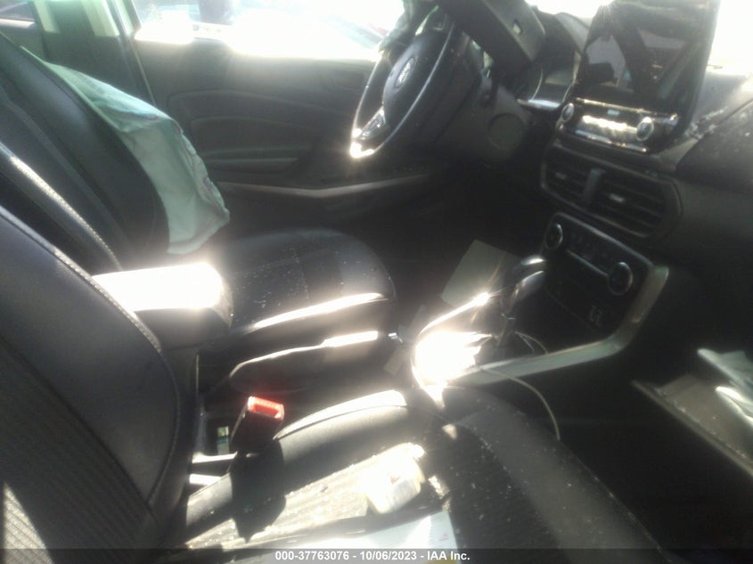 VIN MAJ6S3JL8KC254545 2019 FORD ECOSPORT SES