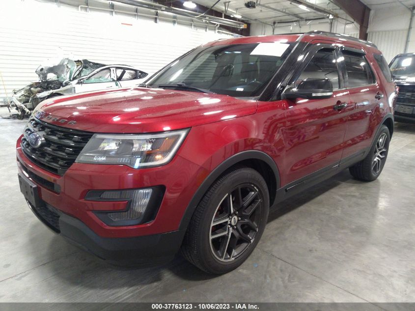 2016 FORD EXPLORER SPORT - 1FM5K8GT9GGA43862