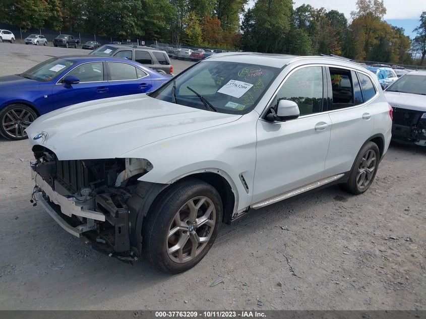 VIN 5UXTY5C06M9F13514 2021 BMW X3 XDRIVE30I