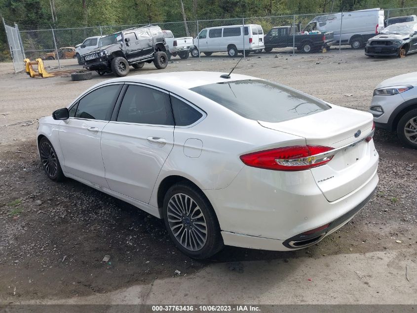 2017 FORD FUSION SE - 3FA6P0H97HR250040
