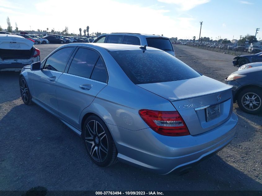 2013 MERCEDES-BENZ C-CLASS C 250 - WDDGF4HB2DA791180