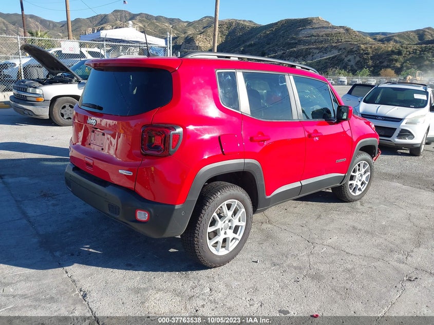 VIN ZACNJDB19MPM08302 2021 JEEP RENEGADE LATITUDE