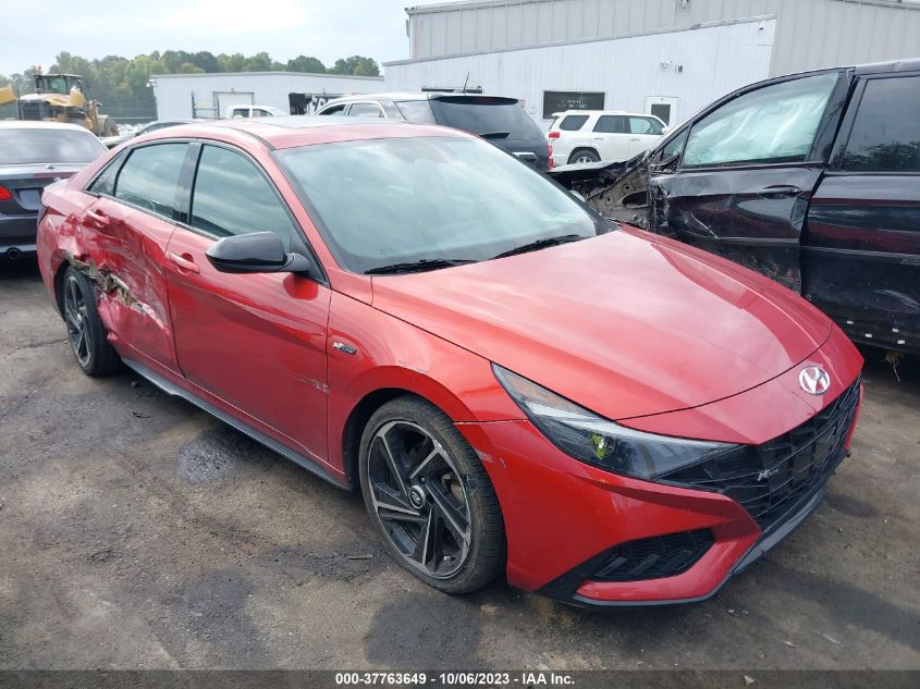 2022 HYUNDAI ELANTRA N LINE - KMHLR4AFXNU226720