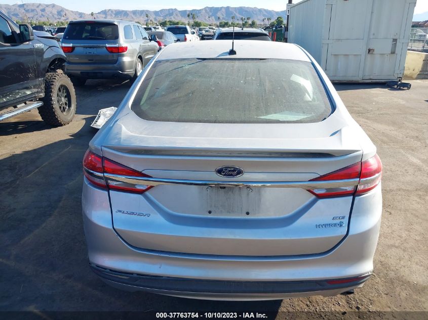 2017 FORD FUSION HYBRID SE - 3FA6P0LU7HR314475