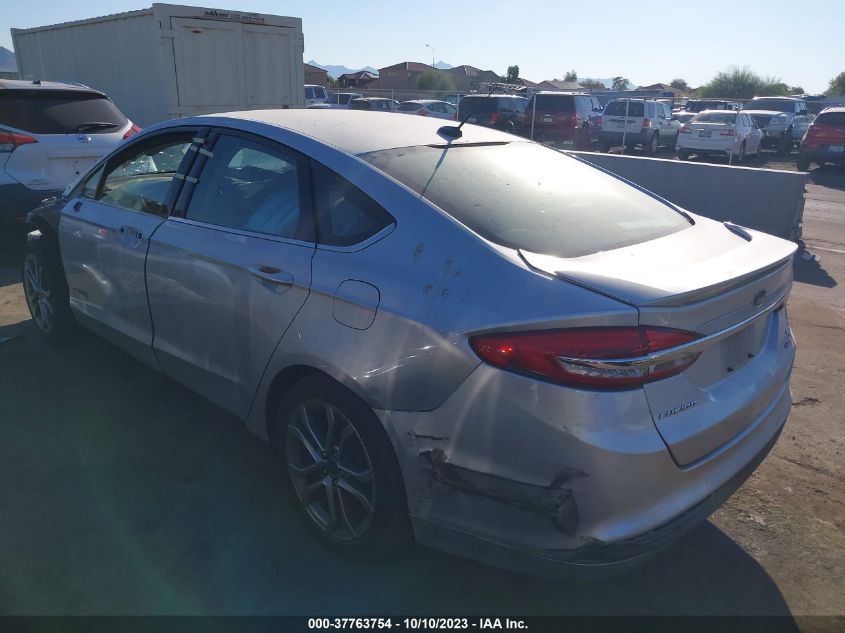 2017 FORD FUSION HYBRID SE - 3FA6P0LU7HR314475