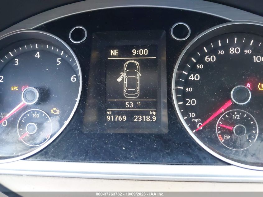 2013 VOLKSWAGEN CC SPORT - WVWAN7AN0DE567231