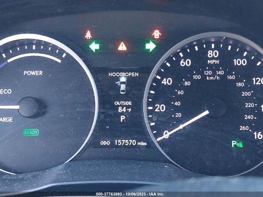2013 LEXUS ES 300H JTHBW1GG5D2016591