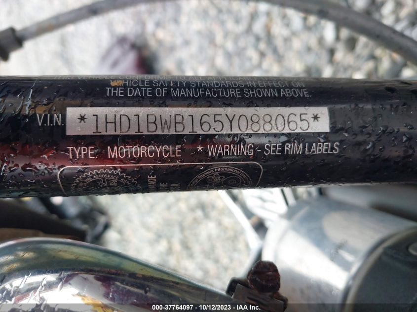 2005 HARLEY-DAVIDSON FLSTCI 1HD1BWB165Y088065