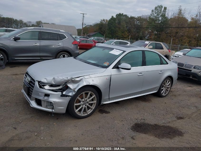 2014 AUDI A4 PREMIUM PLUS - WAUFFAFL8EN003574